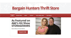 Desktop Screenshot of bargainhuntersthriftstore.com